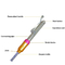 Seringa Pen Needleless Injetor ácido hialurónico 0.3ml da ampola para termas
